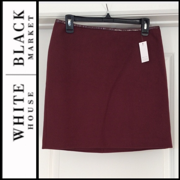 NWT Patent-Trim Boot Skirt - Picture 4 of 10